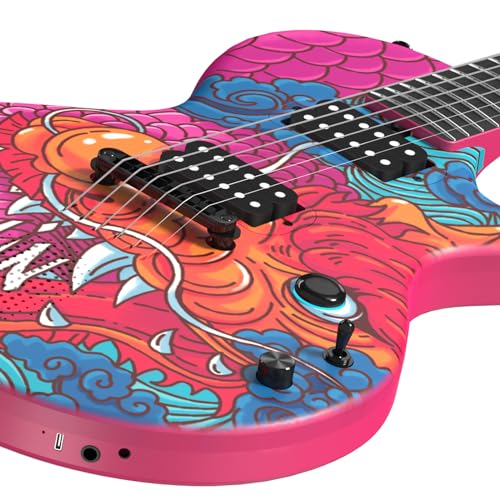 Enya Electric Guitar Inspire 39" Carbon Fiber with Wireless Speaker and Gig Bag Y562682