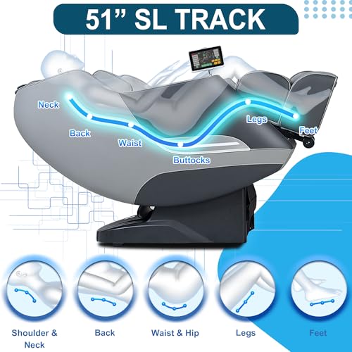 3D Massage Chair Full Body Zero Gravity Shiatsu Recliner with Heating O92367