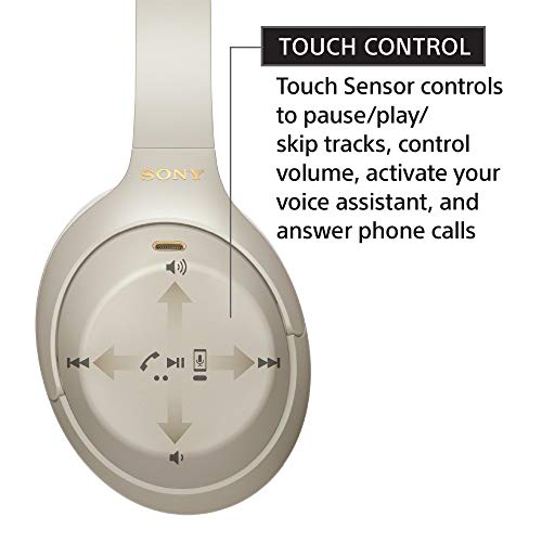 Sony WH-1000XM4 Wireless Noise Canceling Overhead Headphones with Mic, Black M386335