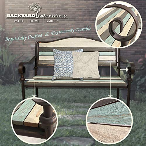Cast Iron Patio Bench 45 Inch G67959