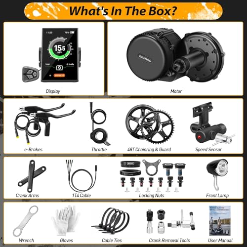 Bafang BBS-HD 48V 1000W Mid Drive Motor Conversion Kit T385