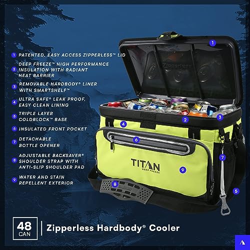 Arctic Zone Titan Deep Freeze Zipperless Hardbody Cooler W899