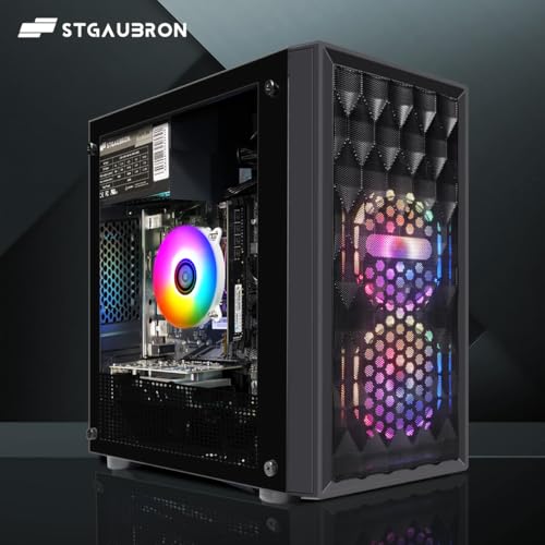 STGAubron Gaming PC Desktop, GeForce RTX 2060 Super, Intel Core i7, 16G DDR4, 1T SSD, Windows 11 Z1287
