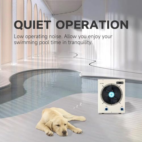Above Ground Pool Heater 15826BTU Electric Heat Pump for Swimming Pools up to 4000 Gallons Z6570