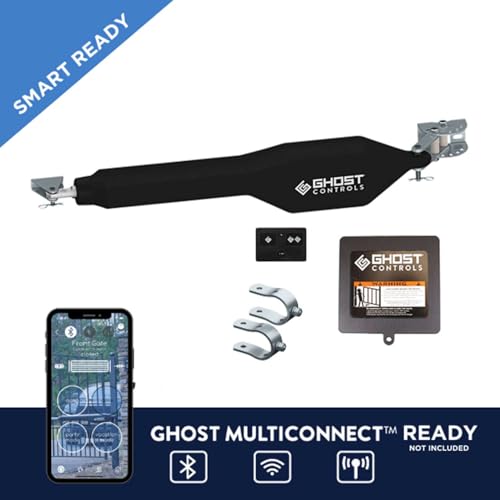 Ghost Controls TDS2 Heavy-Duty Automatic Swing Gate Opener Kit with Long-Range Remote N9848