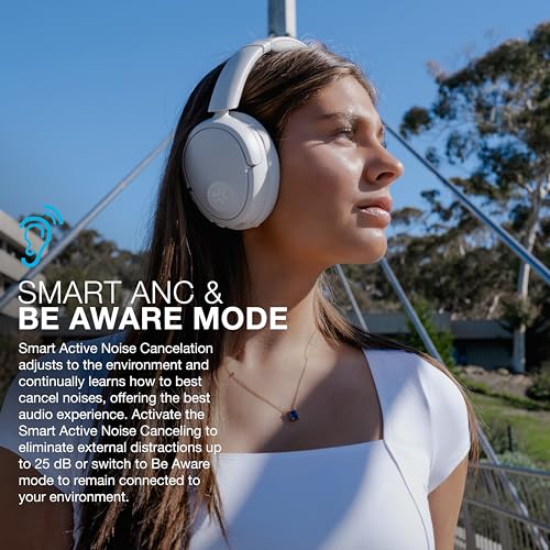 JLab JBuds Lux ANC Wireless Headphones, Sage, Over-Ear Bluetooth M35854