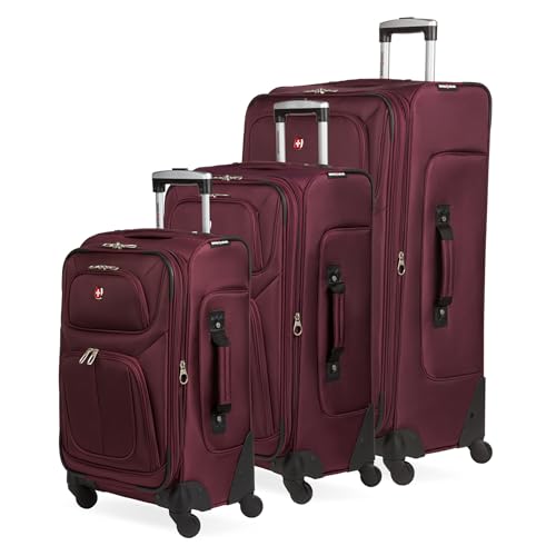 SwissGear Sion Softside Expandable Roller Luggage 3 Piece Set N784870