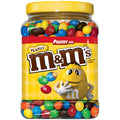 M&MS Candies, Peanut Chocolate, 62 Ounce Jar, Pack of 1