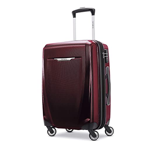 Samsonite Winfield 3 DLX Hardside Expandable Luggage, Silver, Carry-On 20-Inch F64293