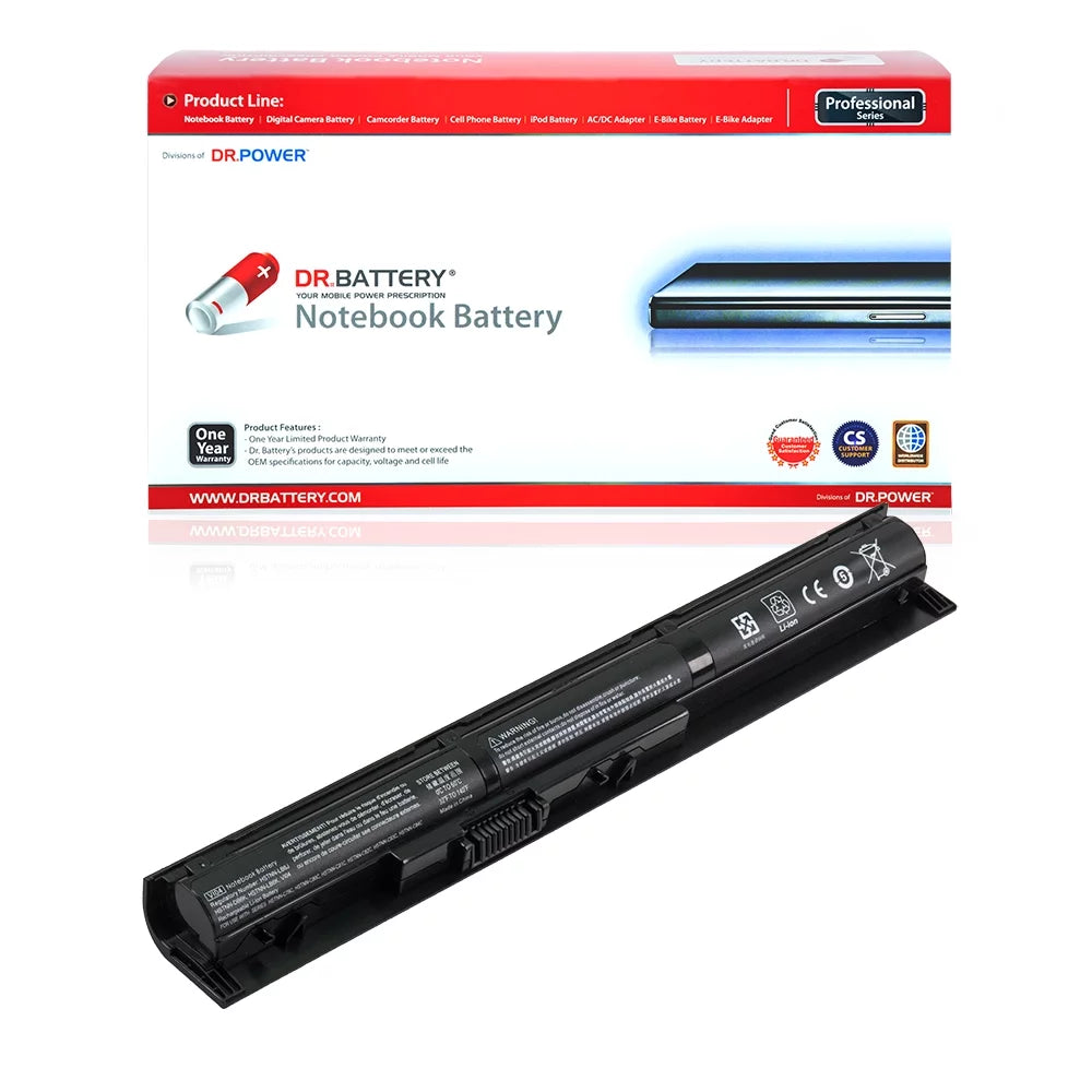 DR. BATTERY - Replacement for HP ENVY 17-k000 / 17-k073ca / 17-k100nl / 17-k104ng / 14t-u000 / 15-k004nl / 15-k058ca / TPN-Q140 / TPN-Q144 / VI04 / VI04XL / 756478-421 / 756479-421 / 756743-001