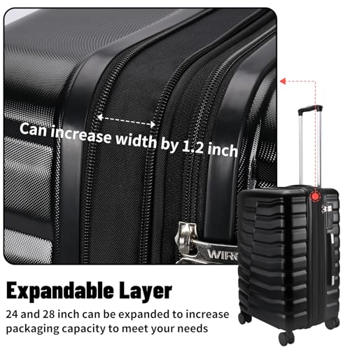 Lightweight 3-Piece Hardshell Luggage Set with Spinner Wheels & TSA Lock, Light Avocado Green B502471