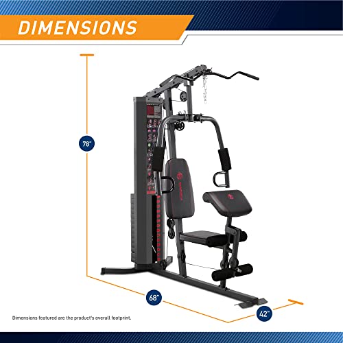 Marcy Multifunction Steel Home Gym 150lb Weight Stack J4917