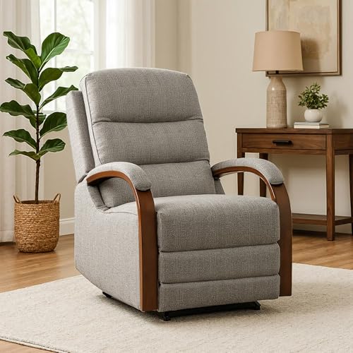 FLEXISPOT XL31 Power Lift Recliner Chair for Elderly, Electric Massage & Heat, PU Leather, Black C786106