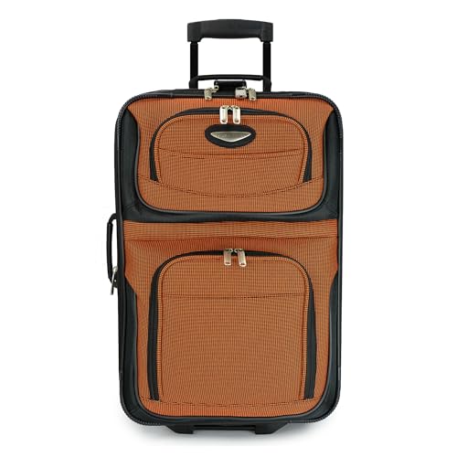 Travel Select Amsterdam 4-Piece Softside Expandable Luggage Set, Gray V976