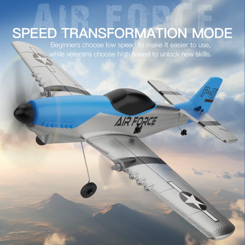 RC Airplane 3 Channel Ready to Fly with 6-Axis Gyro for Kids Beginners V2168