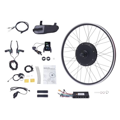 Electric Bike Conversion Kit 48V 1000W 700C Front/Rear Hub Motor with LCD Display R6066