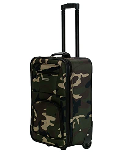 Rockland Journey Softside Upright Luggage Set, Expandable, 4-Piece K56322
