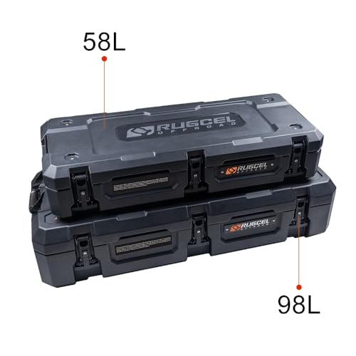 RUGCEL 98L Waterproof Overland Car Roof Storage Box Y332766