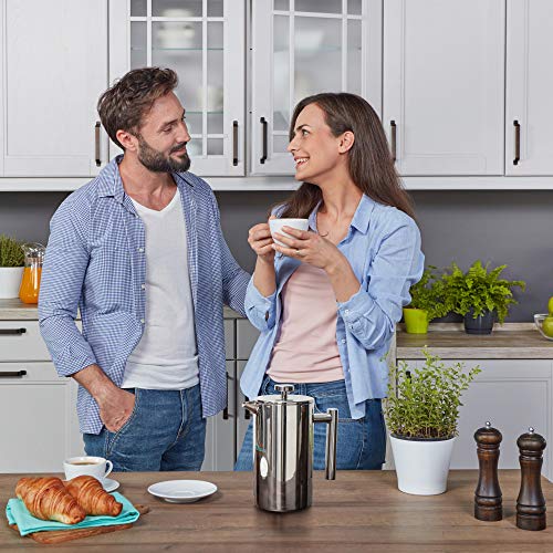 Mixpresso Stainless Steel French Press Coffee Maker 27 Oz T829384