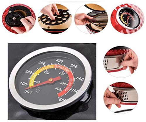 Ceramic BBQ Charcoal Kamado Grill 13 Inch Portable Tabletop Red Y244