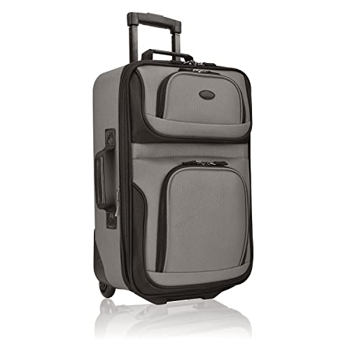 U.S. Traveler Rio Expandable Carry-on Luggage, Orange R95197