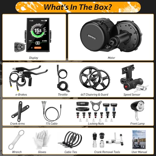 Bafang BBS-HD 48V 1000W Mid Drive Motor Conversion Kit T385