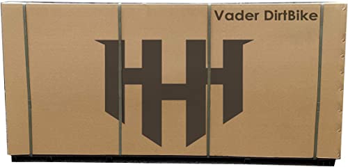 HHH Vader 125 Motorcycle Gas Bike with Big Headlights (Black) M2726
