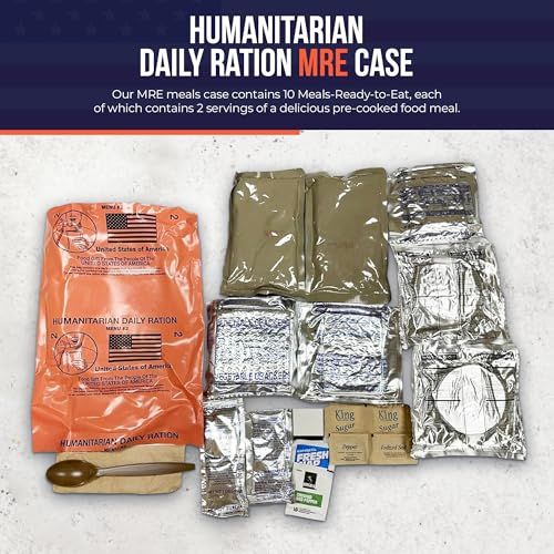 The Wornick Company MRE Humanitarian Meals Ready to Eat, 10 pack S421306