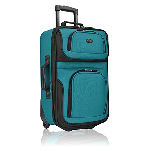 U.S. Traveler Rio Expandable Carry-on Luggage, Orange R95197