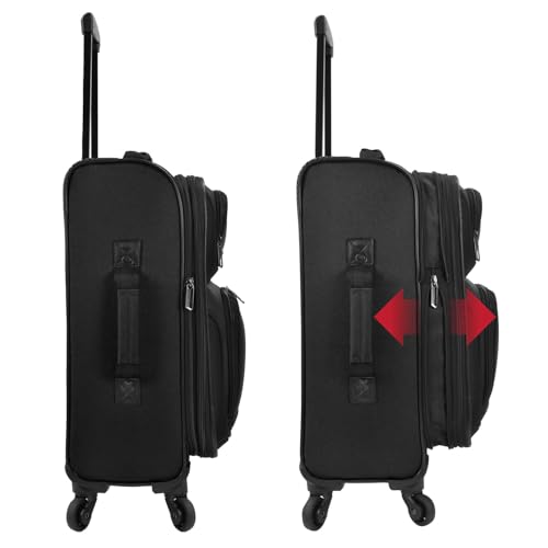U.S. Traveler Rio Expandable Carry-on Luggage, Orange R95197