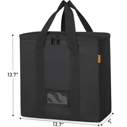 Vinyl Record Storage Box with Lid and Handle for 12 inch LP F282