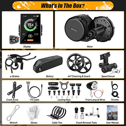 Bafang BBS-HD 48V 1000W Mid Drive Motor Conversion Kit T385