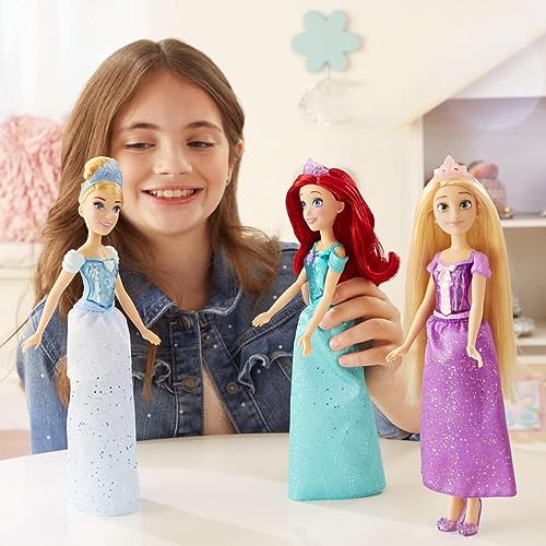 Disney Princess Royal Shimmer Rapunzel Doll with Skirt and Accessories K2417