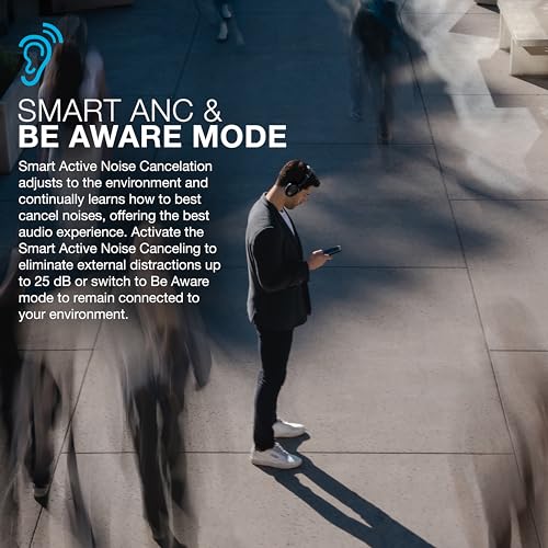 JLab JBuds Lux ANC Wireless Headphones, Sage, Over-Ear Bluetooth M35854