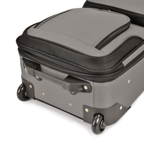 U.S. Traveler Rio Expandable Carry-on Luggage, Orange R95197
