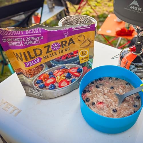 Wild Zora Paleo Freeze Dried Meals for Backpacking & Camping, Gluten Free, Variety 7-Pack C34212
