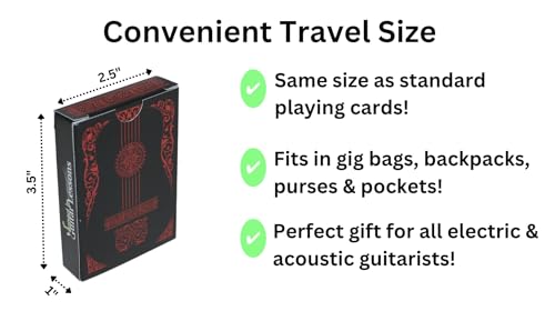 Fretboard Memorization Deck Guitar Flash Cards, 54-Card Pack P630230