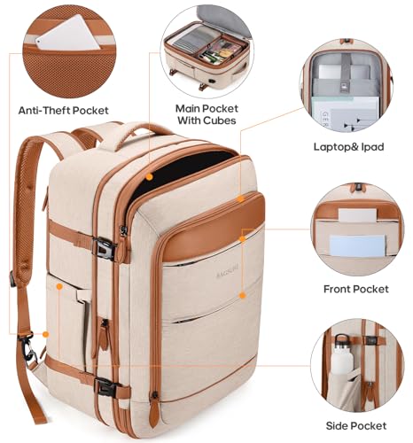 Luggage Sets 3 Piece, Carry On 20 Inch Hardside Suitcase with Spinner Wheels and TSA Lock J67858
