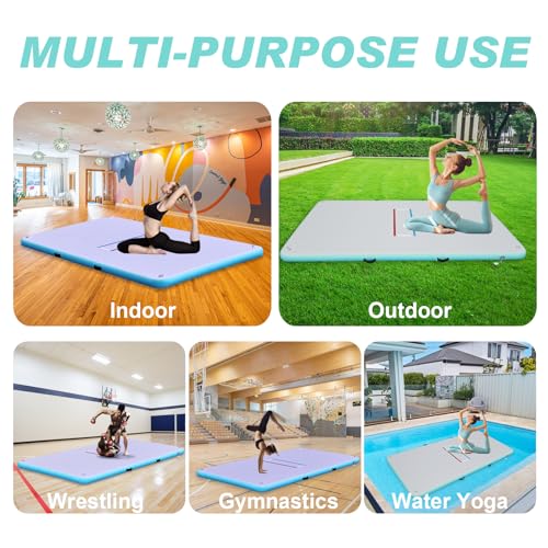 Inflatable Wrestling Mat for Adults & Kids with Air Pump, Portable MMA Training Mat Z465