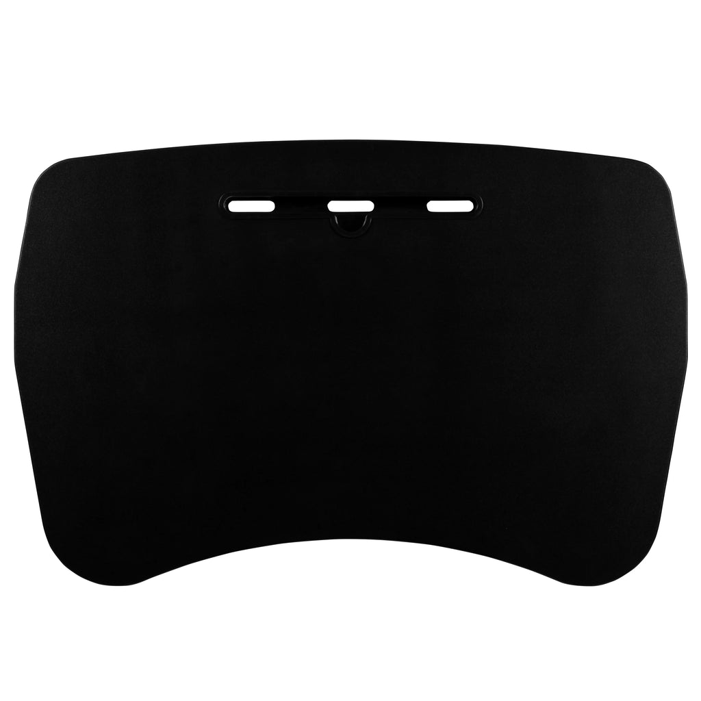 Emma + Oliver Mobile Sit-Stand Black Ergonomic Computer Desk H919