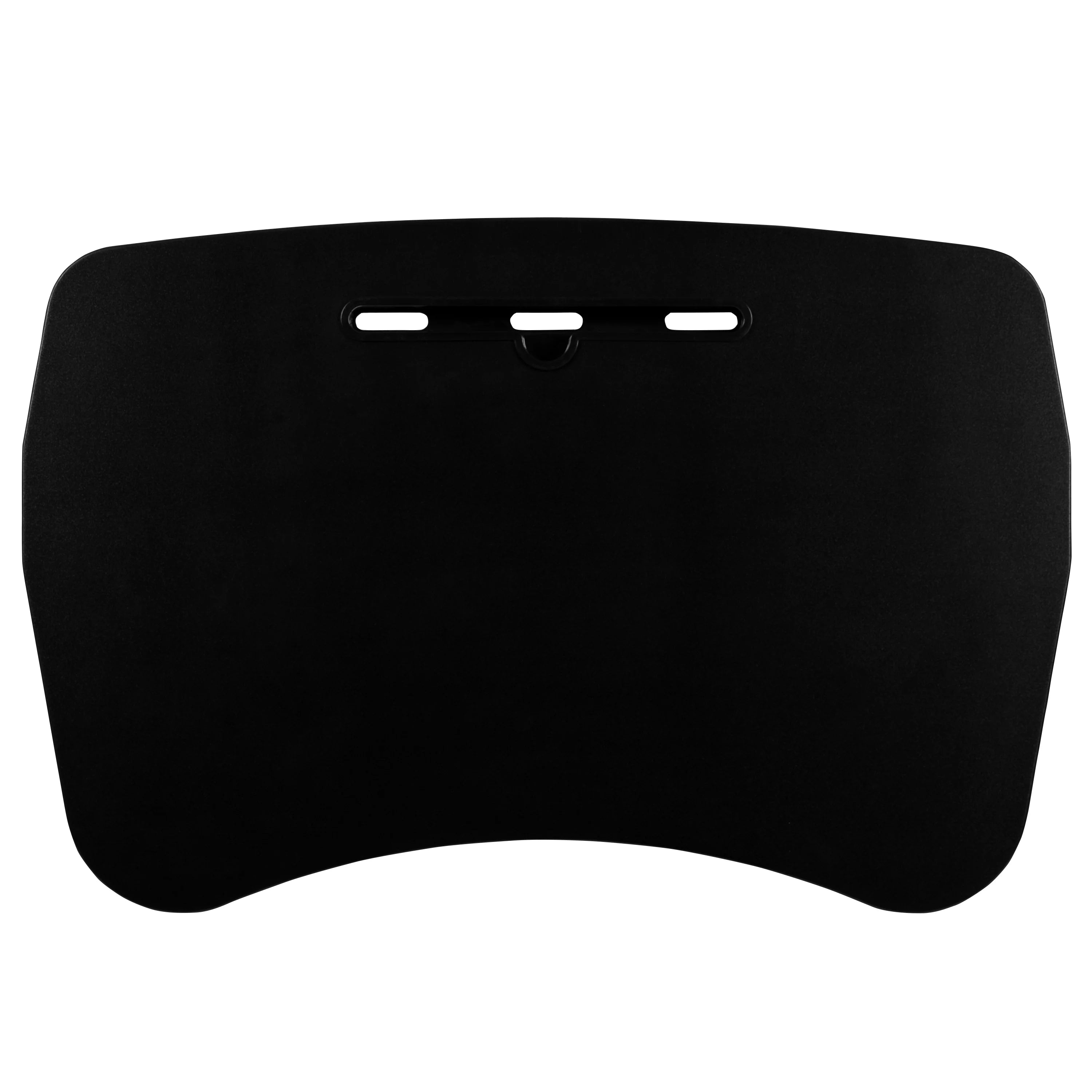 Emma + Oliver Mobile Sit-Stand Black Ergonomic Computer Desk H919