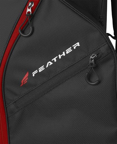 Wilson Feather Golf Cart Bag - Black/Grey/Red V219140