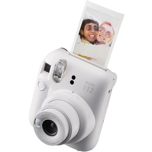 Fujifilm Instax Mini 12 Instant Camera Pastel Blue with 40 Sheets Film Bundle R3418