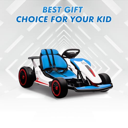 24V Electric Go Kart Drifting Ride On Car for Kids 6-12 Years Old T574114