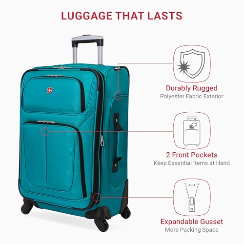 SwissGear Sion Softside Expandable Roller Luggage 3 Piece Set N784870