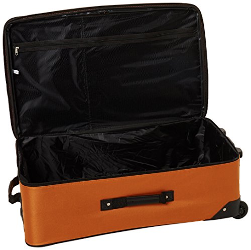 Rockland Journey Softside Upright Luggage Set, Expandable, 4-Piece K56322