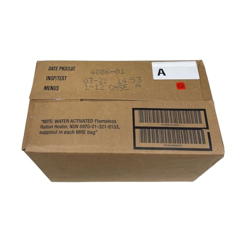 Wornick Meals Ready to Eat 12 Pack Emergency Food Supply Survival Camping Outdoor Meals E73003