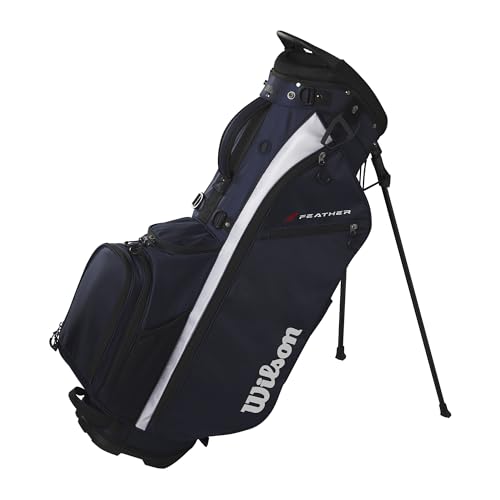 Wilson Feather Golf Cart Bag - Black/Grey/Red V219140
