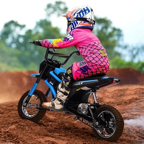 24V 350W Kids Electric Dirt Bike, 3-Speed, Off-Road Ride-On Motorcycle S465