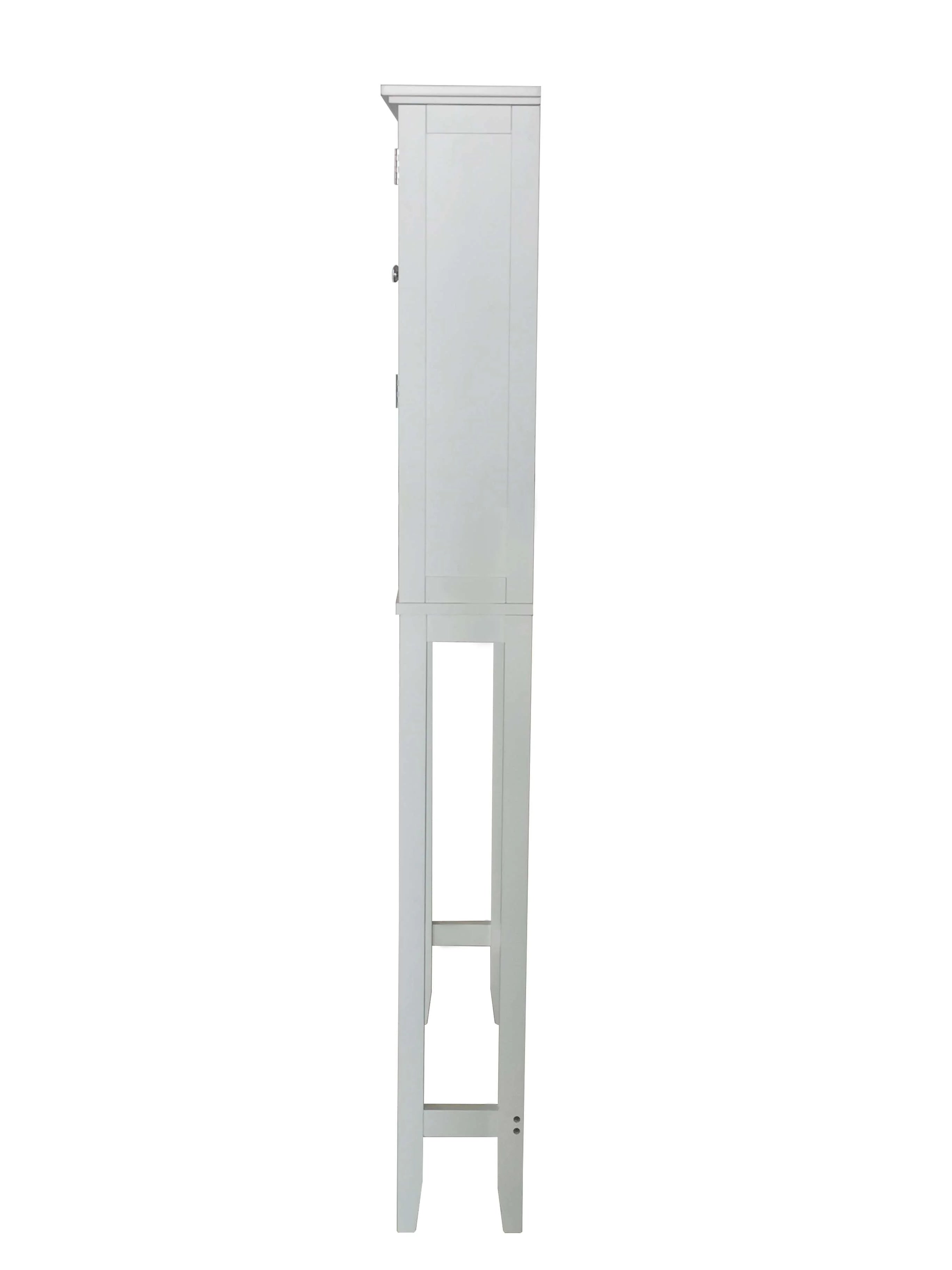 Kings Brand Furniture Over the Toilet Bathroom Storage Cabinet, White W5842